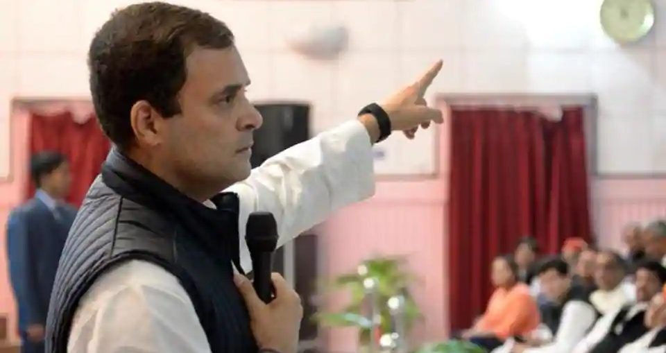 Congress chief Rahul Gandhi