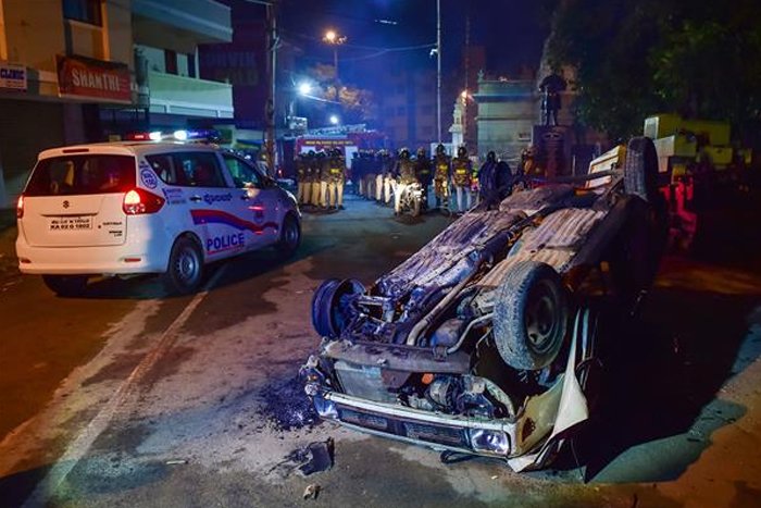 3 Killed In Police Firing In Bengaluru Amid Violence Over Facebook Social Media Post