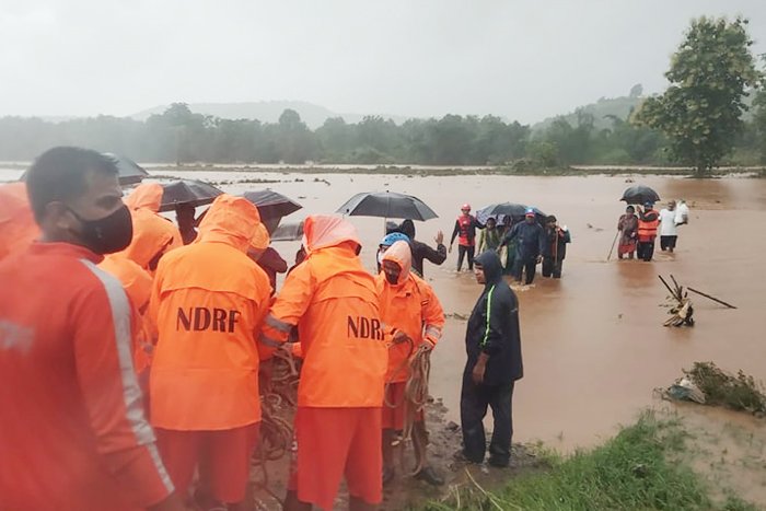 Heavy Rains Trigger Floods In Madhya Pradesh Rescue Operations On