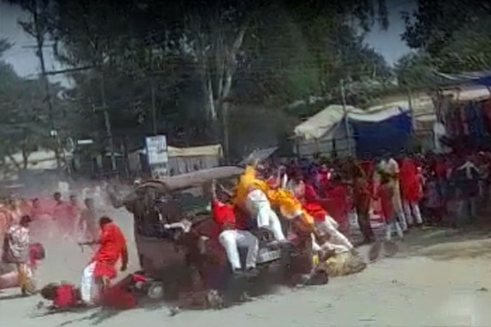 Four Killed, 15 Injured As Speeding Car Rams Durga Immersion Procession In Chhattisgarh
