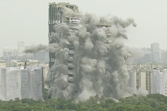 Super demolition: Supertech twin towers brought down