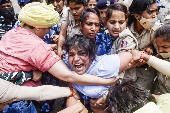 Delhi Police Files FIR Against Protesting Wrestlers After Detaining Vinesh Phogat, Sakshi Malik, Bajrang Punia