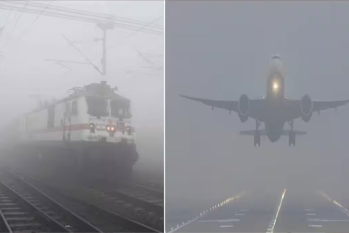 Dense fog blankets Delhi; airport issues advisory, several trains cancelled
